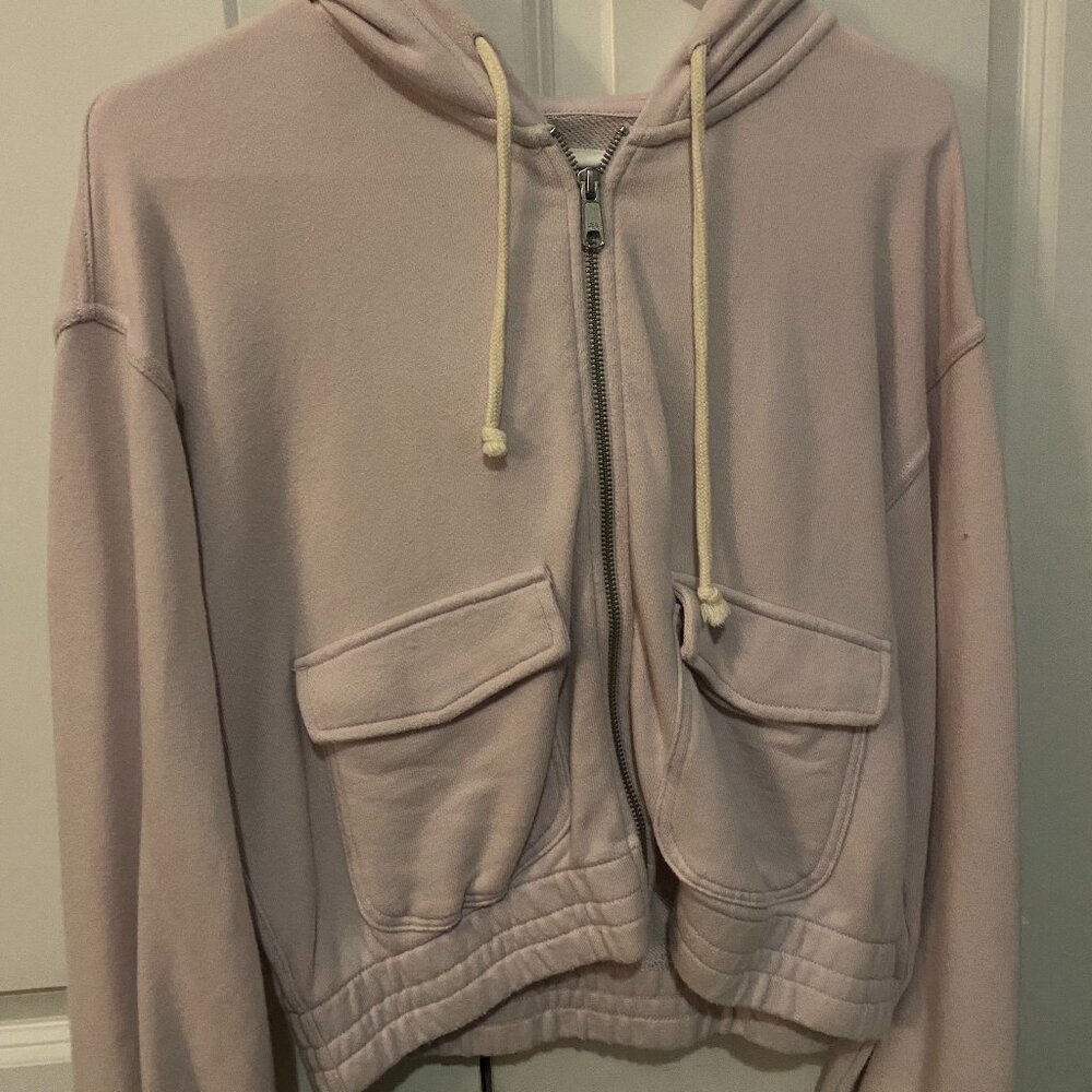 Cute and soft Aerie zip-up sweatshirt